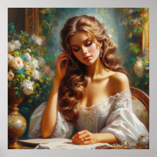 Young Viktorianisch Lady Poster