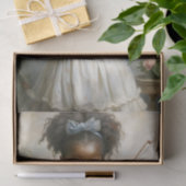 Young Violinist Girl Decoupage Seidenpapier (Geschenk)