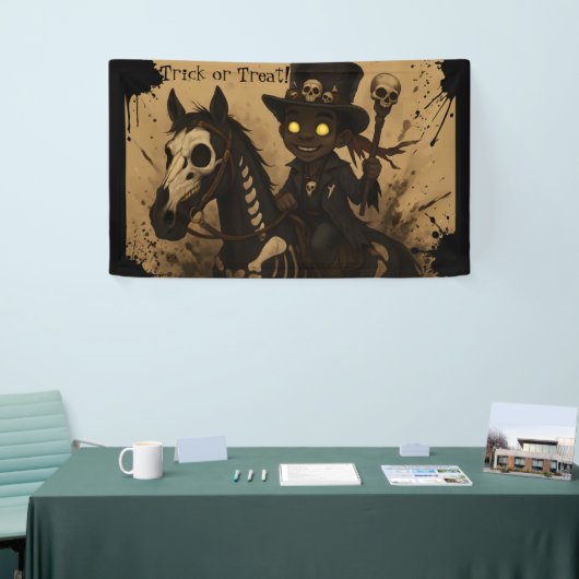 Young Voodoo Doc on Skull Horse Banner (Messeveranstaltung)