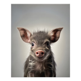 Young Warthog | Digitale Print |Baby Animal Print Fotodruck