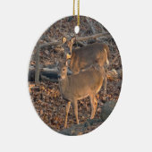 Young Whitetail Deer Christmas Ornament (Rechts)