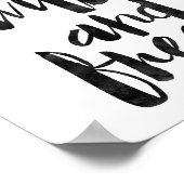 Young Wild and Free Poster (Ecke)