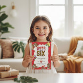 Young Wild and Six Tiger Floral Birthday Einladung