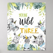 Young Wild and the Safari Party Animals signieren Poster (Vorne)