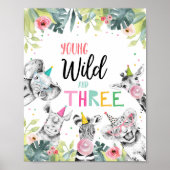 Young Wild and the Safari Party Animals signieren Poster (Vorne)