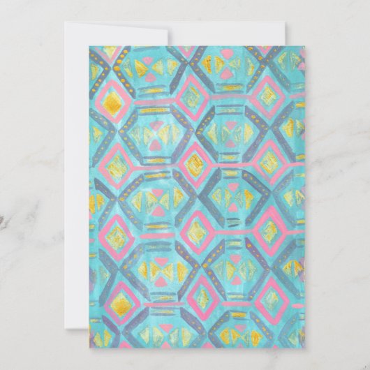 Young Wild and Three Birthday Einladung (Rückseite)