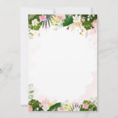 Young Wild and Three Birthday Safari Animals Party Einladung (Rückseite)