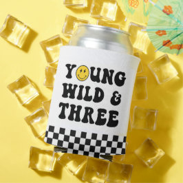 Young Wild and Three Boy 3. Geburtstag Dosenkühler