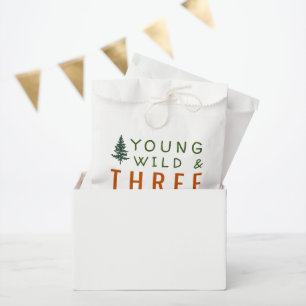 Young Wild and Three Forest Birthday Party Geschenktütchen