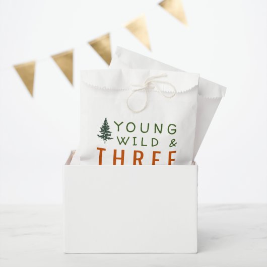 Young Wild and Three Forest Birthday Party Geschenktütchen (Party)