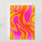 Young Wild and Three - Groovy Einladung (Rückseite)