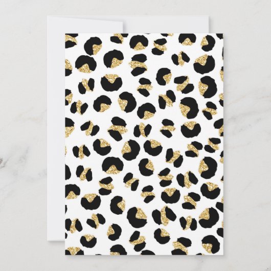 Young Wild and Three Leopard Boy 3rd Birthday Einladung (Rückseite)