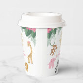 Young Wild and Three - Pink Safari Girl's 3. Pappbecher (Rechts)