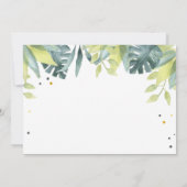 Young Wild and Three Safari Animals Boy Birthday I Einladung (Rückseite)