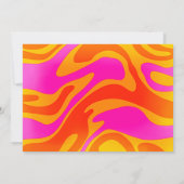 Young Wild and Three with Picture Einladung (Rückseite)