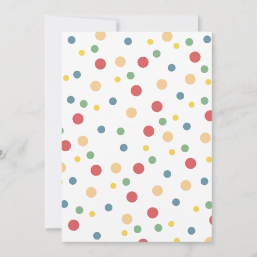 Young Wild and Three Zoo Animals Einladung (Rückseite)