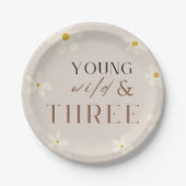 Young Wild & DREE Paper Plate Pappteller (Vorderseite)