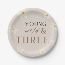 Young Wild & DREE Paper Plate