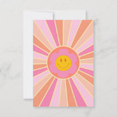 Young, Wild & Three | B-Day Dankeschön-Karte | Ros Dankeskarte (Rückseite)