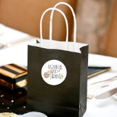 Young, Wild & Three | B-Day Gunst-Aufkleber | Boho Runder Aufkleber