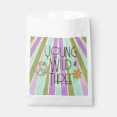 Young, Wild & Three | B-Day Gunst Bag | Kühle Geschenktütchen (Vorderseite)