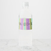 Young, Wild & Three | B-Day Water Label | Kühle Wasserflaschenetikett (Vorderseite)