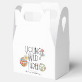 Young, Wild & Three | Birthday Favor Box | Boho Geschenkschachtel (Geöffnet)