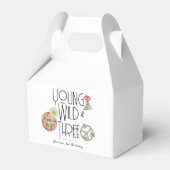 Young, Wild & Three | Birthday Favor Box | Boho Geschenkschachtel (Vorderseite)