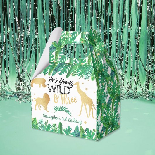 Young Wild & Three Boys Dritter Geburtstag Geschenkschachtel