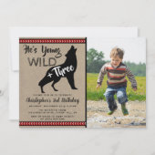 Young Wild & Three Boys Einladungen zum dritten Ge (Vorderseite)