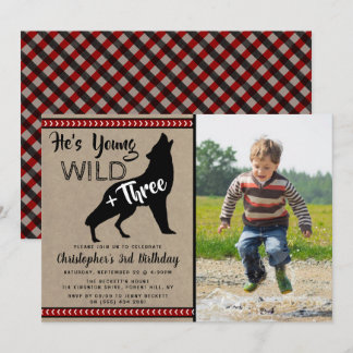 Young Wild & Three Boys Einladungen zum dritten Ge
