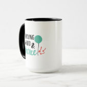 Young, Wild & Three - Cute 3rd Birthday Design Tasse (Vorderseite Links)