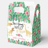 Young Wild & Three Dinosaur Girls Dritter Geburtst Geschenkschachtel (Geöffnet)