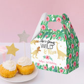 Young Wild & Three Dinosaur Girls Dritter Geburtst Geschenkschachtel