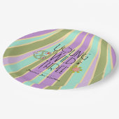 Young, Wild & Three | Geburtstagsjunge Teller | Kü (Schrägansicht)