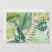 Young Wild & Three Girl Safari Einladung zum Gebur (Rückseite)