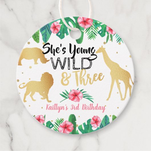 Young Wild & Three Girls Geschenkanhänger (Vorderseite)