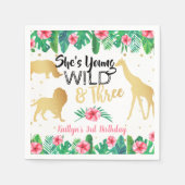 Young Wild & Three Girls Serviette (Vorderseite)
