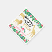 Young Wild & Three Girls Serviette (Ecke)