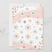 Young Wild & Three Groovy Rainbow 3. Geburtstag Einladung (Rückseite)