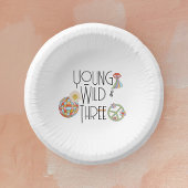 Young, Wild & Three | Kid Birthday Bowls | Snack Pappteller