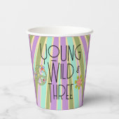 Young, Wild & Three | Kindermeisterschaft | Cools Pappbecher (Rückseite)