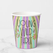 Young, Wild & Three | Kindermeisterschaft | Cools Pappbecher (Vorderseite)