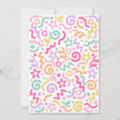 Young Wild & Three Luftballons zum 3. Geburtstag  Einladung (Rückseite)