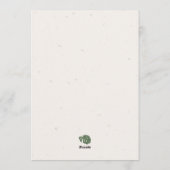 Young Wild Three Safari Kids Birthday Party Einladung (Rückseite)