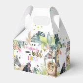 Young Wild Three Safari Party Animals 3. Geburtsta Geschenkschachtel (Rückseite)