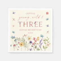 Young Wild & Three Wildflower 3rd Birthday Party