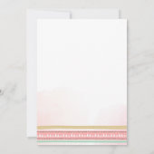 Young Wild und drei Dankeschön-Feathers Boho Dankeskarte (Rückseite)