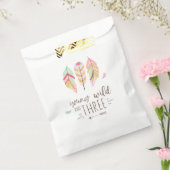 Young Wild und drei Gevor-Tasche Boho Feathers Geschenktütchen (Versiegelt)