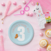 Young Wild und Three Birthday Pappteller (Party)